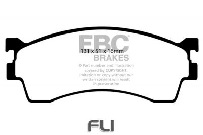 EBC DP1409 standaard Remblokken