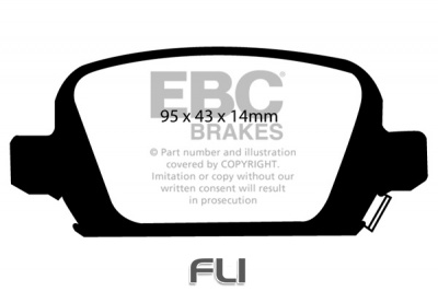 EBC DP1410 standaard Remblokken