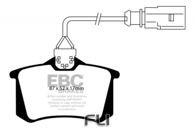 EBC DP1412 standaard Remblokken