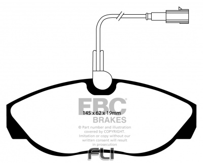 EBC DP1417 standaard Remblokken