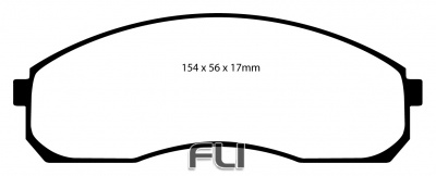 EBC DP1423 standaard Remblokken