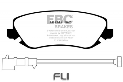 EBC DP1424 standaard Remblokken