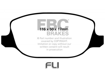 EBC DP1425 standaard Remblokken