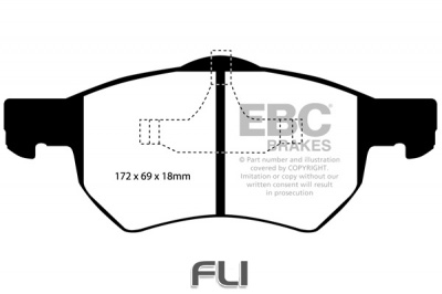 EBC DP1427 standaard Remblokken