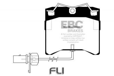 EBC DP1429 standaard Remblokken