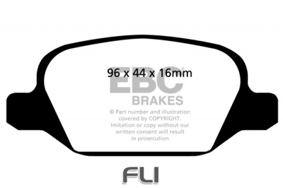 EBC DP1430 standaard Remblokken