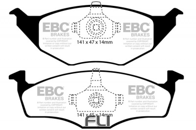 EBC DP1433 standaard Remblokken