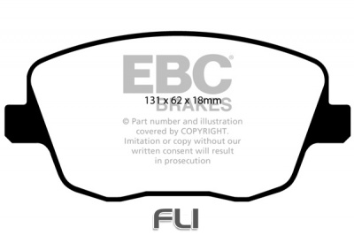EBC DP1436 standaard Remblokken