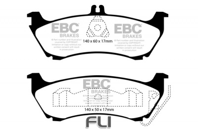 EBC DP1437 standaard Remblokken