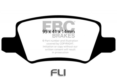 EBC DP1438 standaard Remblokken