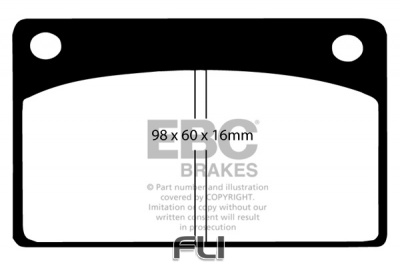 EBC DP143 standaard Remblokken