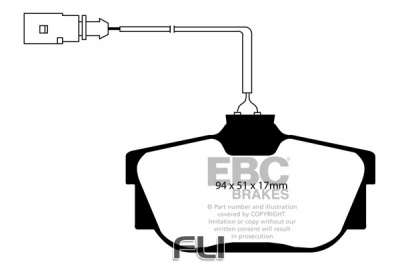 EBC DP1445 standaard Remblokken