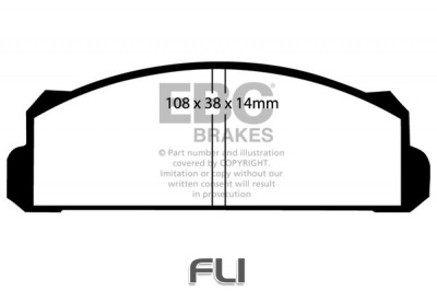 EBC DP144 standaard Remblokken