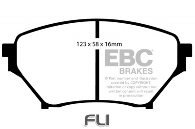 EBC DP1452 standaard Remblokken