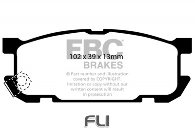 EBC DP1453 standaard Remblokken