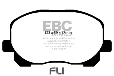 EBC DP1455 standaard Remblokken