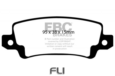 EBC DP1458 standaard Remblokken