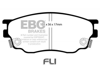 EBC DP1464 standaard Remblokken