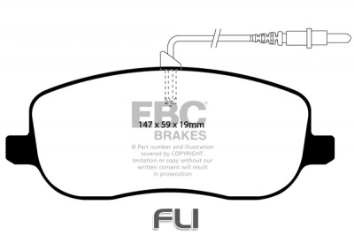 EBC DP1466 standaard Remblokken