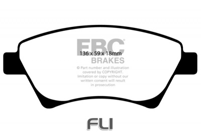 EBC DP1468 standaard Remblokken