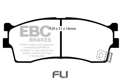 EBC DP1475 standaard Remblokken