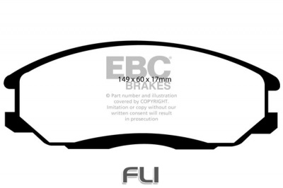 EBC DP1480 standaard Remblokken