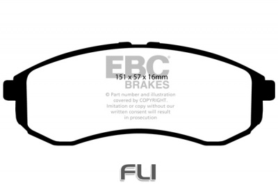 EBC DP1481 standaard Remblokken