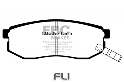 EBC DP1484 standaard Remblokken
