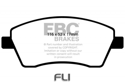EBC DP1485 standaard Remblokken