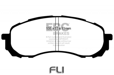EBC DP1492 standaard Remblokken