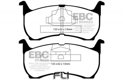 EBC DP1503 standaard Remblokken