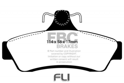 EBC DP1506 standaard Remblokken