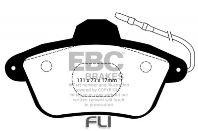 EBC DP1526 standaard Remblokken