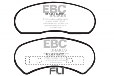 EBC DP1527 standaard Remblokken