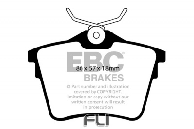 EBC DP1551 standaard Remblokken