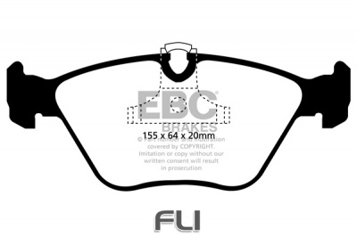 EBC DP1552 standaard Remblokken