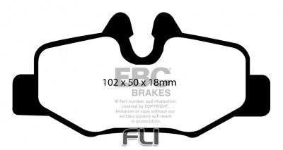 EBC DP1554 standaard Remblokken