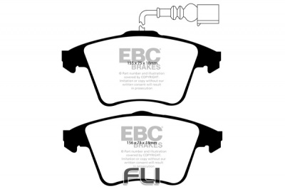 EBC DP1556 standaard Remblokken