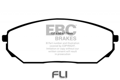 EBC DP1557 standaard Remblokken