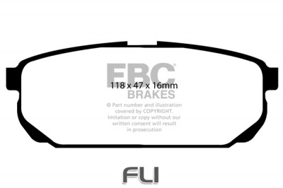 EBC DP1559 standaard Remblokken