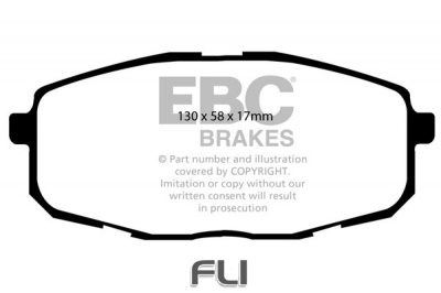 EBC DP1562 standaard Remblokken