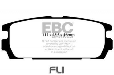 EBC DP1565 standaard Remblokken