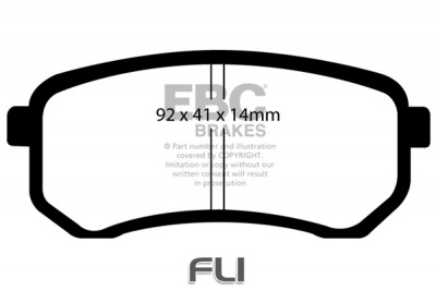 EBC DP1567 standaard Remblokken