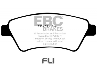 EBC DP1569 standaard Remblokken