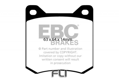 EBC DP156 standaard Remblokken