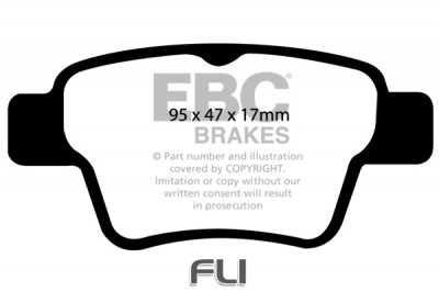 EBC DP1575 standaard Remblokken