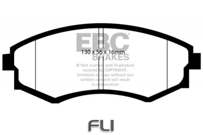 EBC DP1581 standaard Remblokken