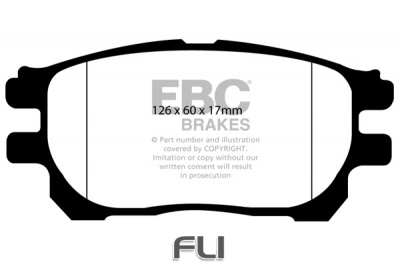 EBC DP1585 standaard Remblokken
