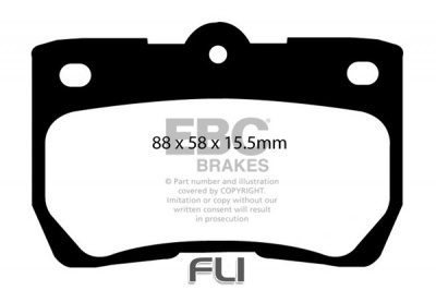 EBC DP1586 standaard Remblokken