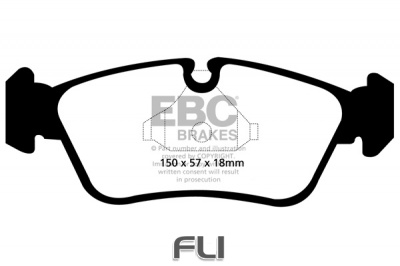 EBC DP1587 standaard Remblokken